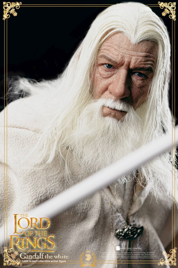 Gandalf The White w/ Horse - LOTR - Crown Series