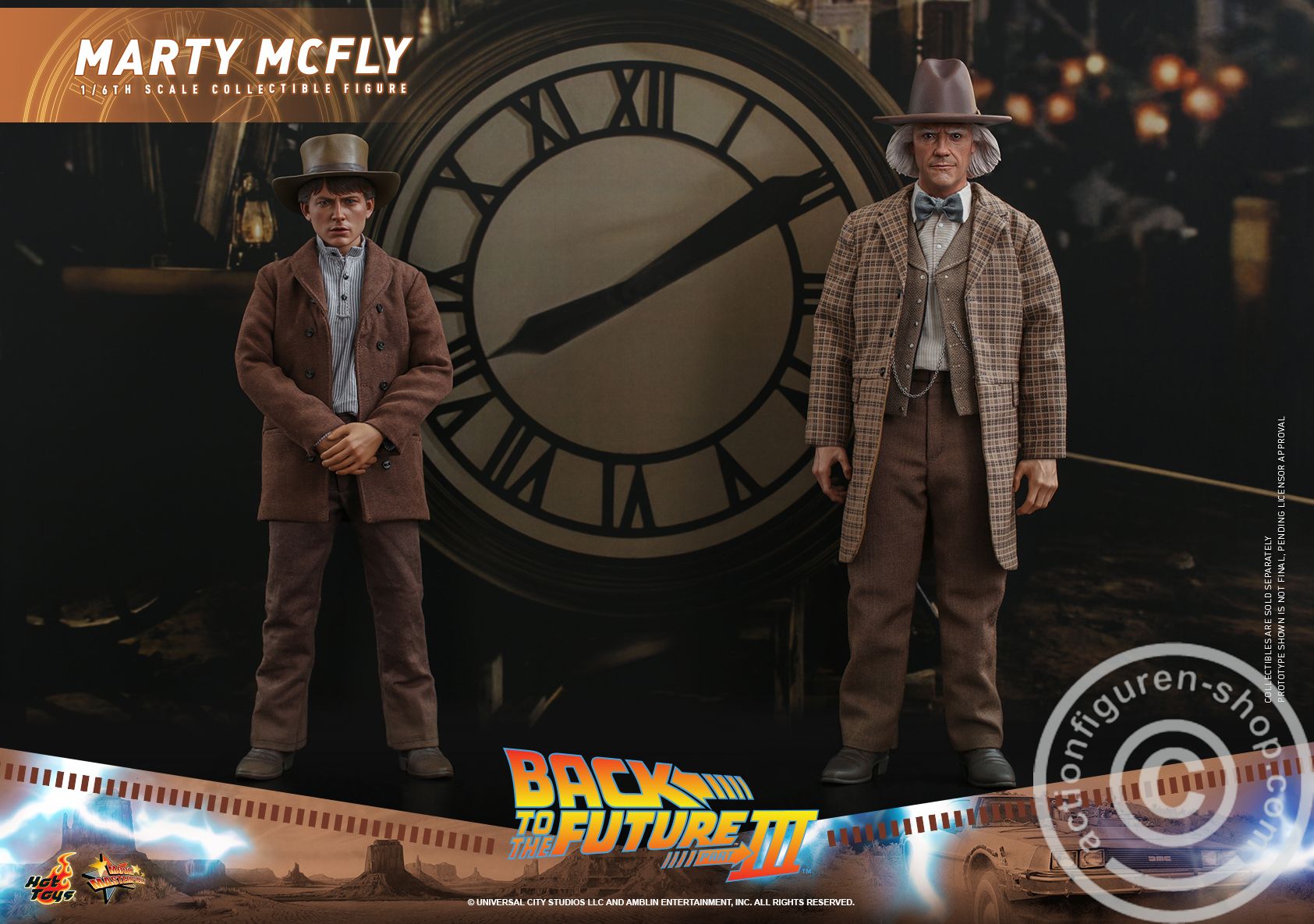 Back To The Future Part III - Marty McFly - MMS616 Back To The Future Part III - Marty McFly - MMS616