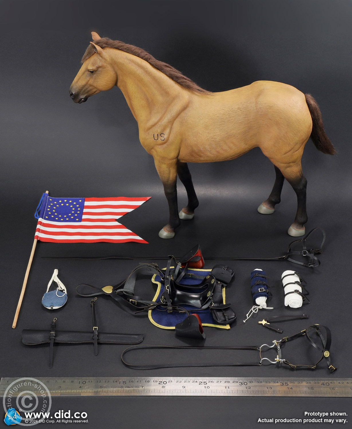 Civil War Brown War Horse (Standing) Civil War Brown War Horse (Standing)