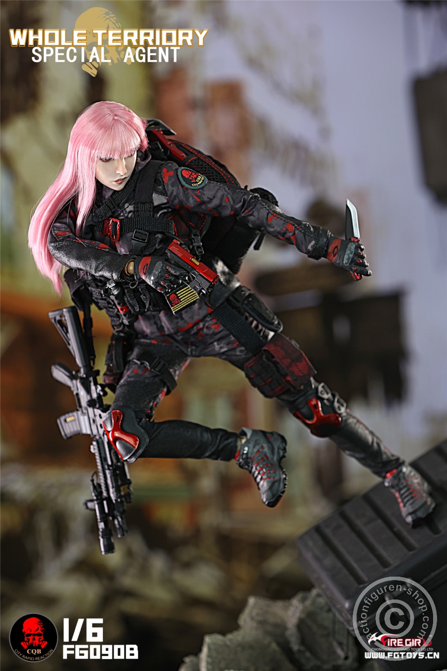 All Territory Secret Agent CQB Tactical Team Suit - Outfit & Accessoire Set - in 1/6 scale