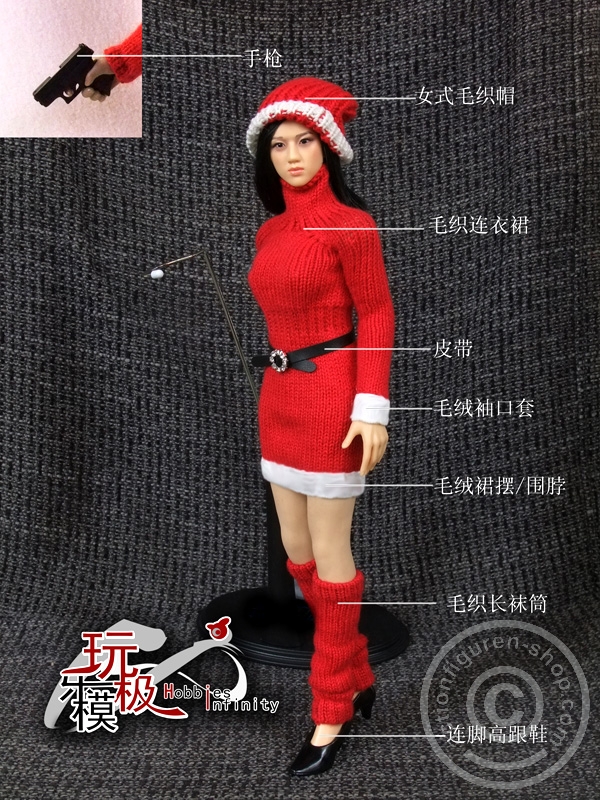 X-Mas Killer Lady Outfit Set