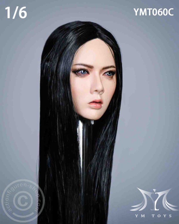 Head - black long Hair