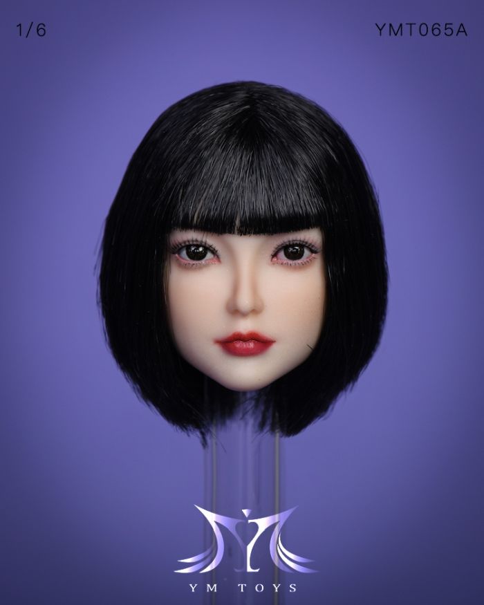 Head - short black Hair