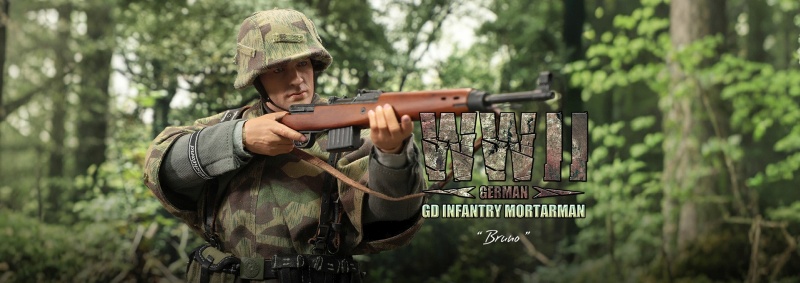 Bruno - WWII German GD Infantry Mortarman - in 1/6 scale
