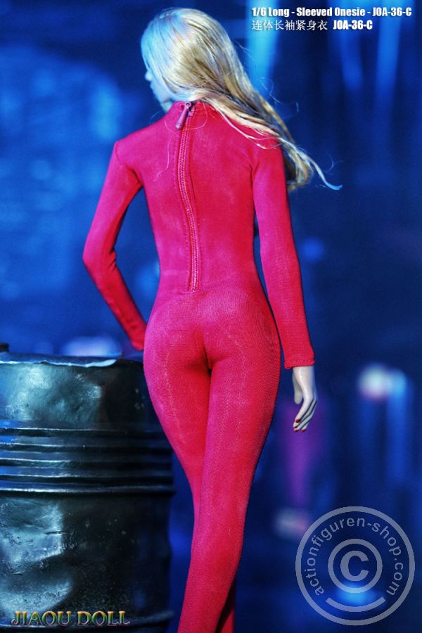 JOA-36C-02 Body Suit / Onesie - Lycra - red