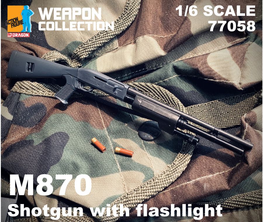 Remington M870 Shotgun with Flashlight
