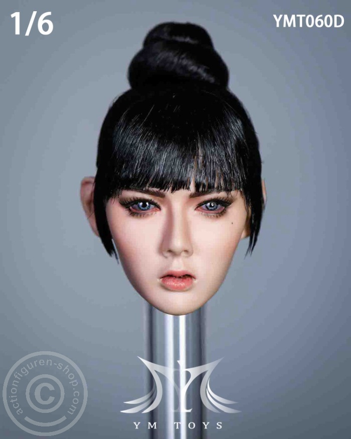 Head - black Hair - Hair Up Style