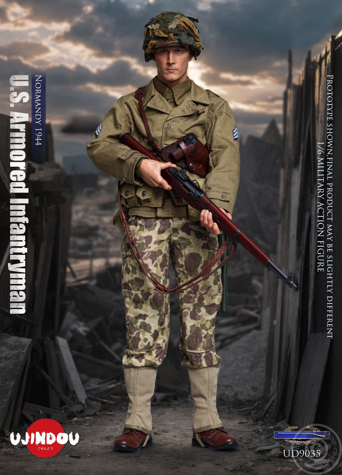 WWII U.S. 2nd Armored Division - Infantryman - Normandy 1944 WWII U.S. 2nd Armored Division - Infantryman - Normandy 1944