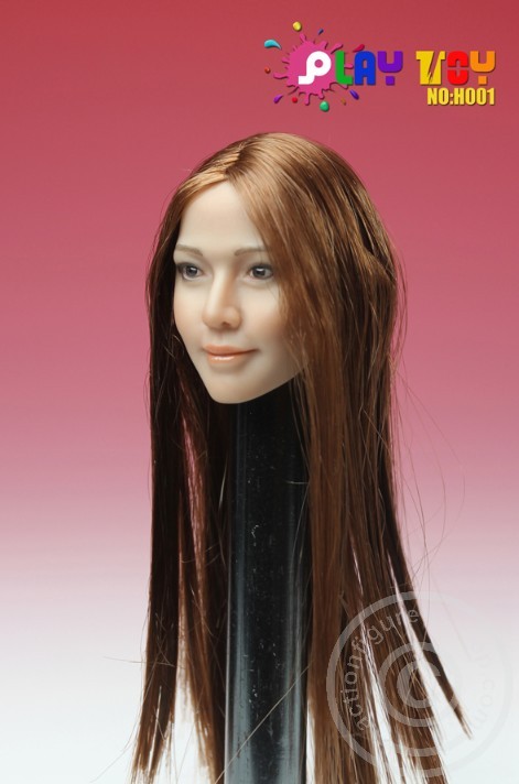Asian Female Head with Body