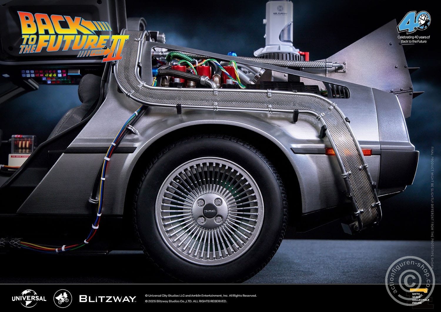 DeLorean Time Machine - Ultimate Masterpiece Series - in 1/6 scale DeLorean Time Machine - Ultimate Masterpiece Series - in 1/6 scale
