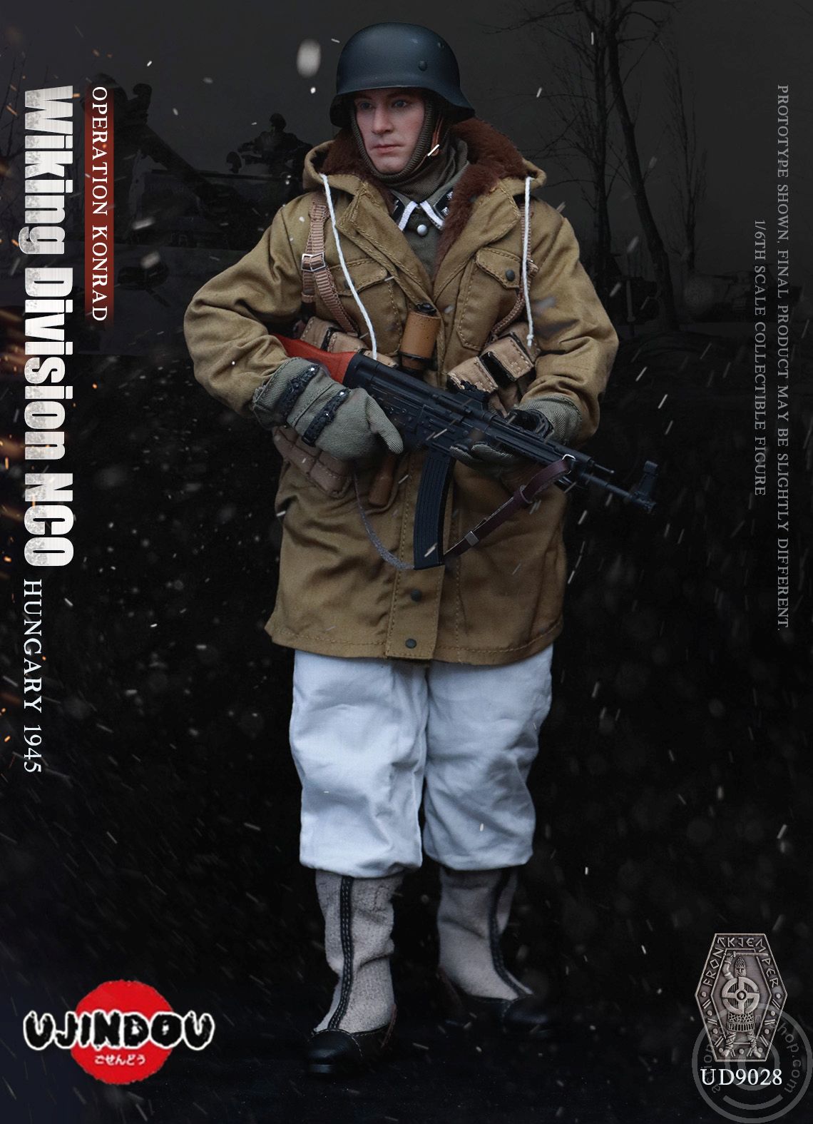 Wiking Division - NCO Operation Konrad - Hungary 1945 - leicht beschädigte Box - Wiking Division - NCO Operation Konrad - Hungary 1945 - leicht beschädigte Box -