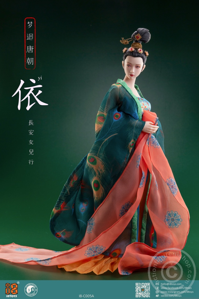 Han Chinese Clothing & Head Set - Tang Dynasty Chang on little Lady YI