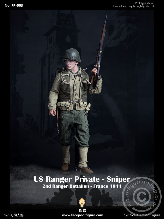 FP003B-03 Sniper Private Jackson US Army Ranger - Special Edition w/ Diorama