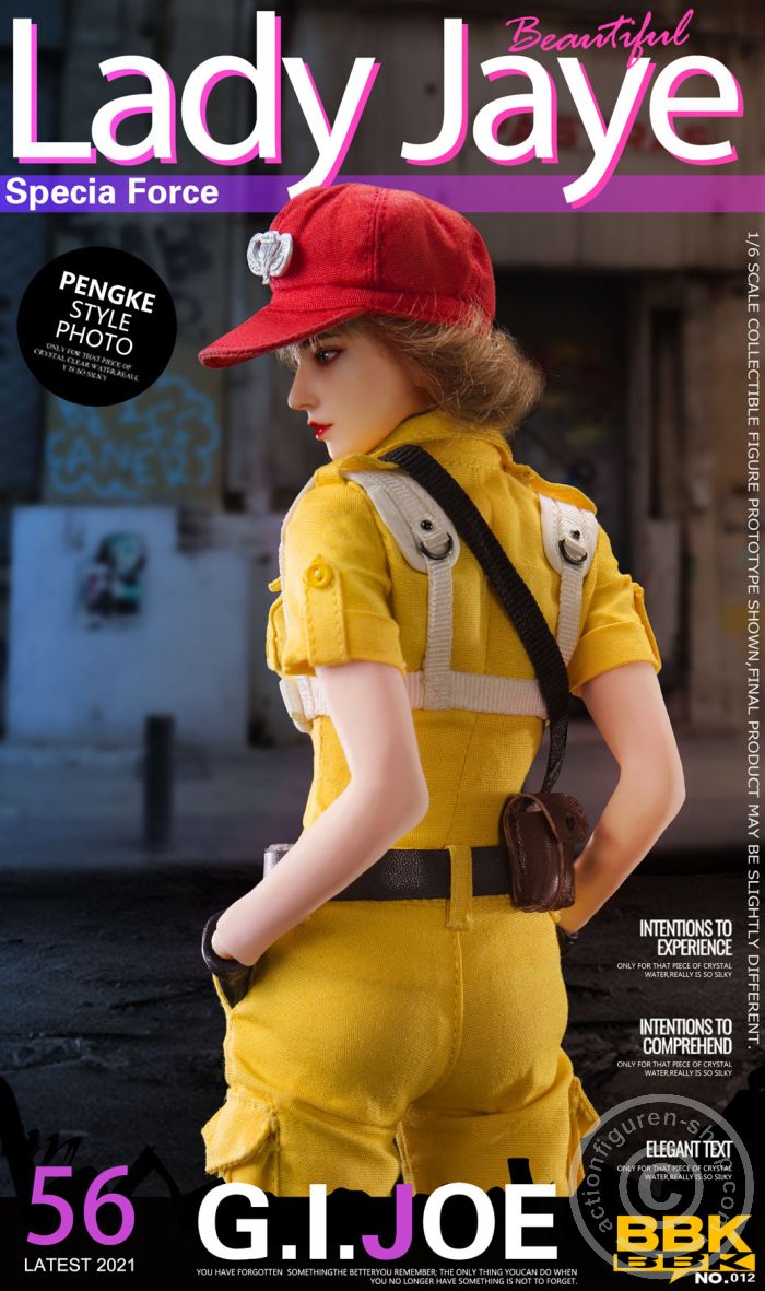 BBK012-15 Lady Jaye - GI-JOE Female Soldier Model