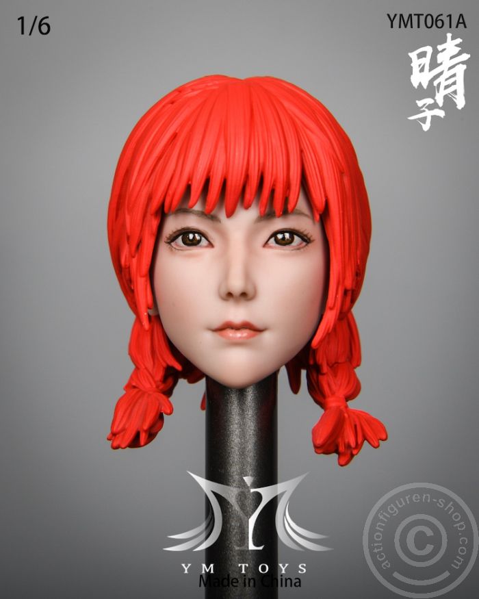 Head - w/ 3 different Hair Parts