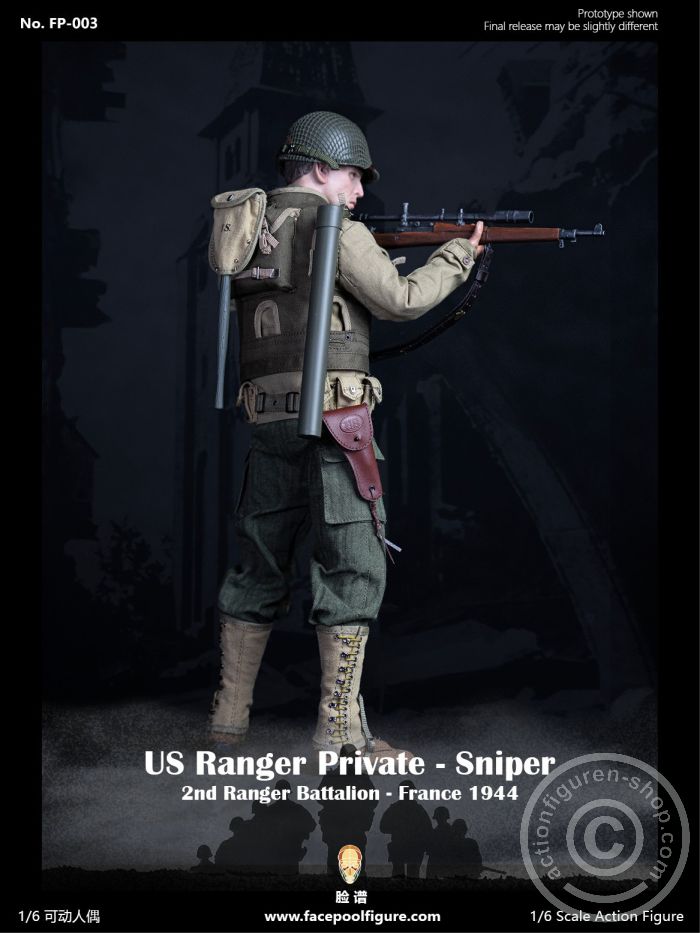 FP003B-04 Sniper Private Jackson US Army Ranger - Special Edition w/ Diorama