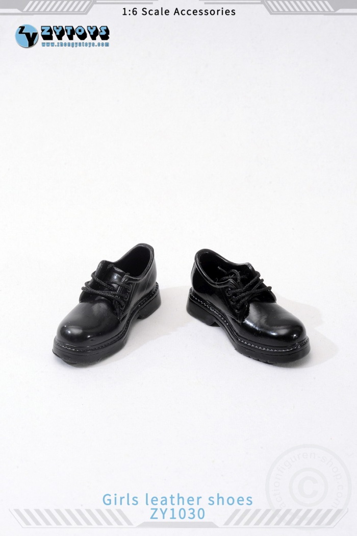 Black Female College Shoes w/ Laces