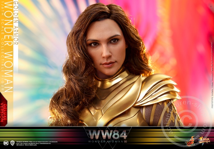 605412-20pzwQVKXVtXblk Wonder Woman 1984 - Golden Armor Wonder Woman (Deluxe Version) - MMS578