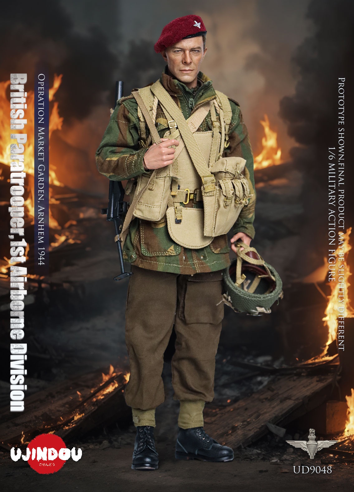 British Paratrooper - 1st Airborne Division - Operation Market Garden - Arnhem 1944 British Paratrooper - 1st Airborne Division - Operation Market Garden - Arnhem 1944