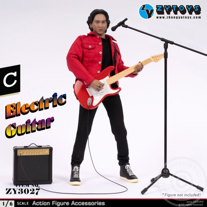 Electric Guitar w/ Accessories: Red Electric Guitar w/ Accessories: Red