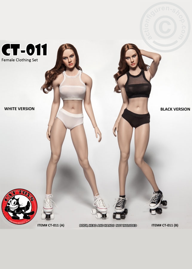 Fitness Female Clothing Set - weiß