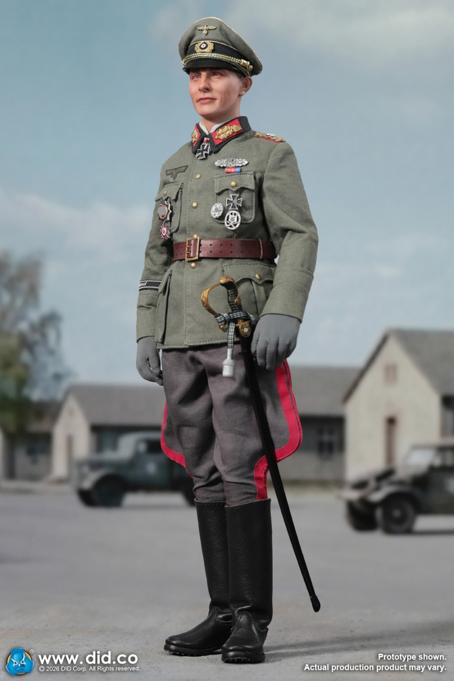 Otto Remer - WWII German Wehrmacht Officer - in 1/6 scale