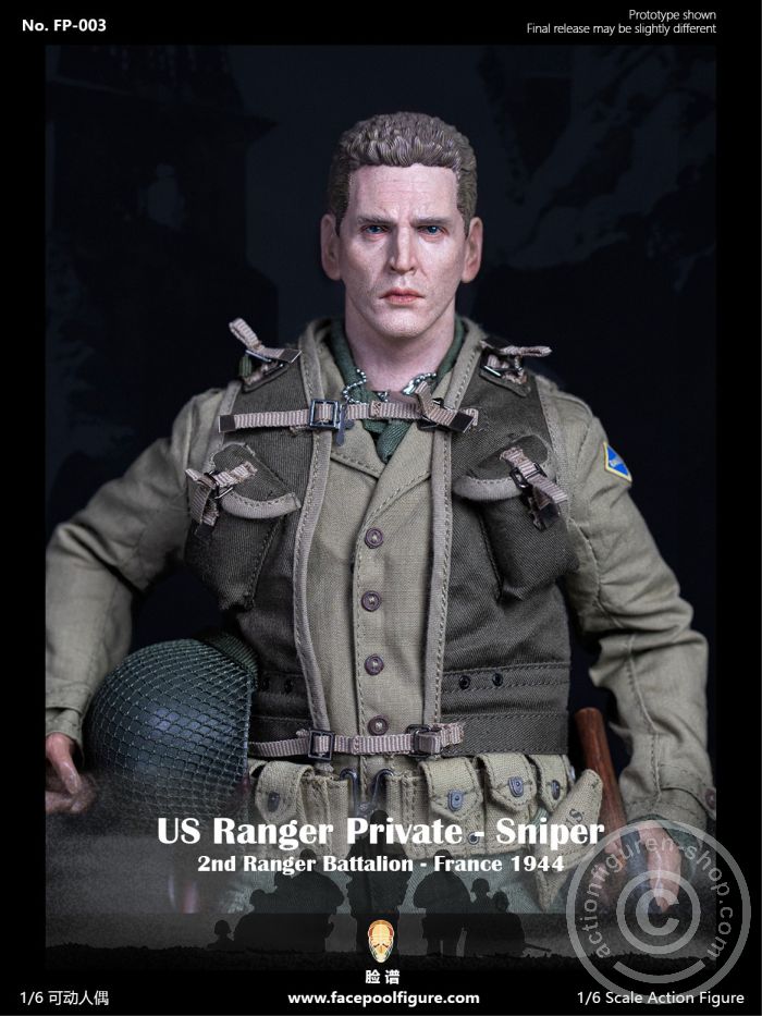 FP003B-12 Sniper Private Jackson US Army Ranger - Special Edition w/ Diorama