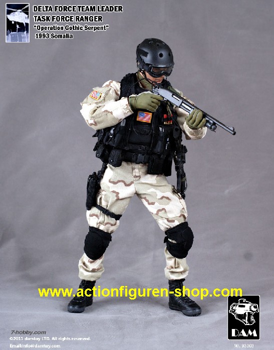 ミリタリー DELTA FORCE TEAM LEADER TASK FORCE 1/6 Scale Delta Force Team Leader - Task Force Ranger