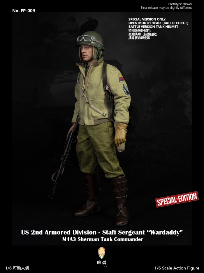 Wardaddy - Fury - US 2nd Armored Division - Special Edition