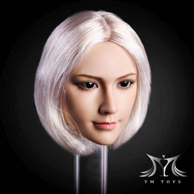 YMT-010A-03 Kopf - silber/blonde Haare
