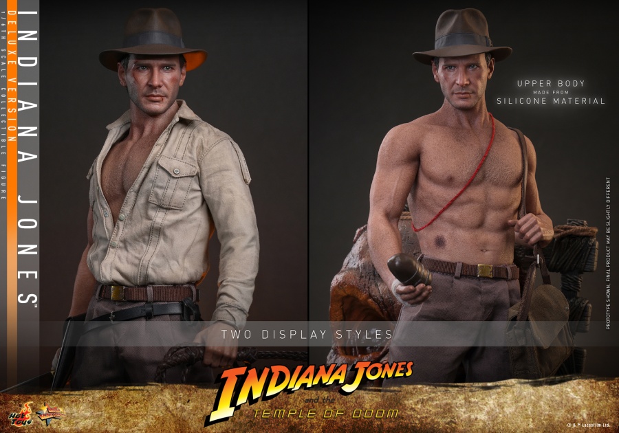 Indiana Jones And the Temple of Doom 1/6th scale Indiana Jones Collectible Figure (Deluxe Version) - MMS861