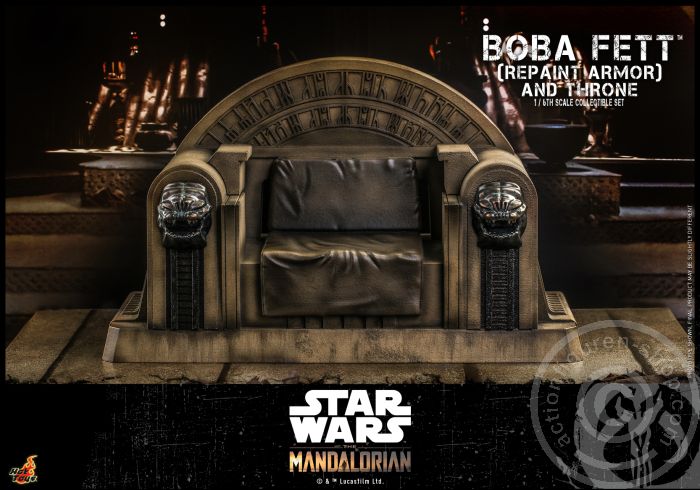 Star Wars: The Mandalorian - Boba Fett (Repaint Armor) & Throne - TMS056 Star Wars: The Mandalorian - Boba Fett (Repaint Armor) & Throne - TMS056