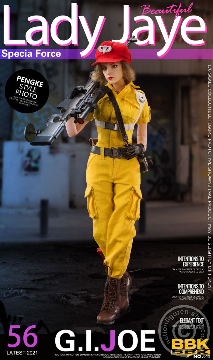BBK012-08 Lady Jaye - GI-JOE Female Soldier Model