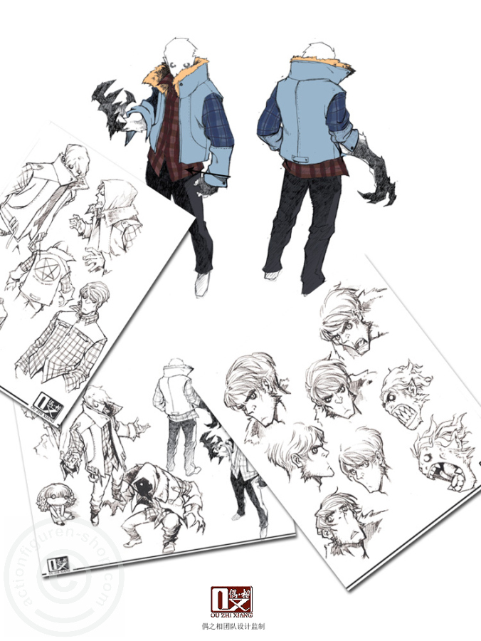 MF002-02 Were Wolf - Monster File