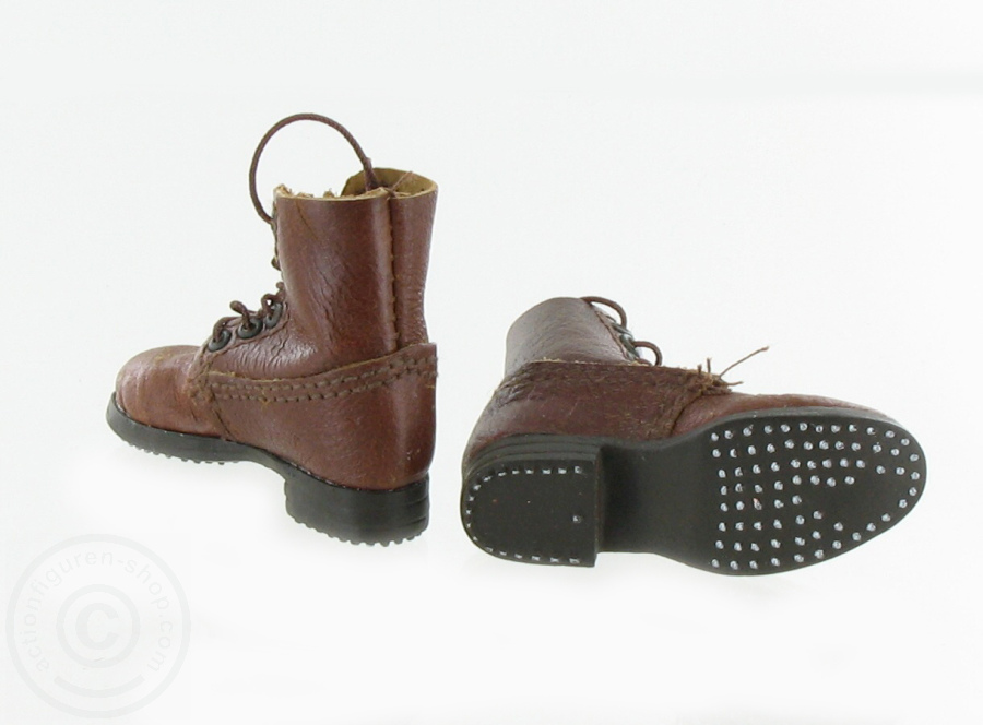 Stiefel - Leder mit Schnürsenkeln