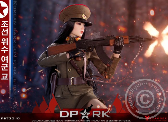 FS73040-18 North Korea - DPRK - Female Soldier