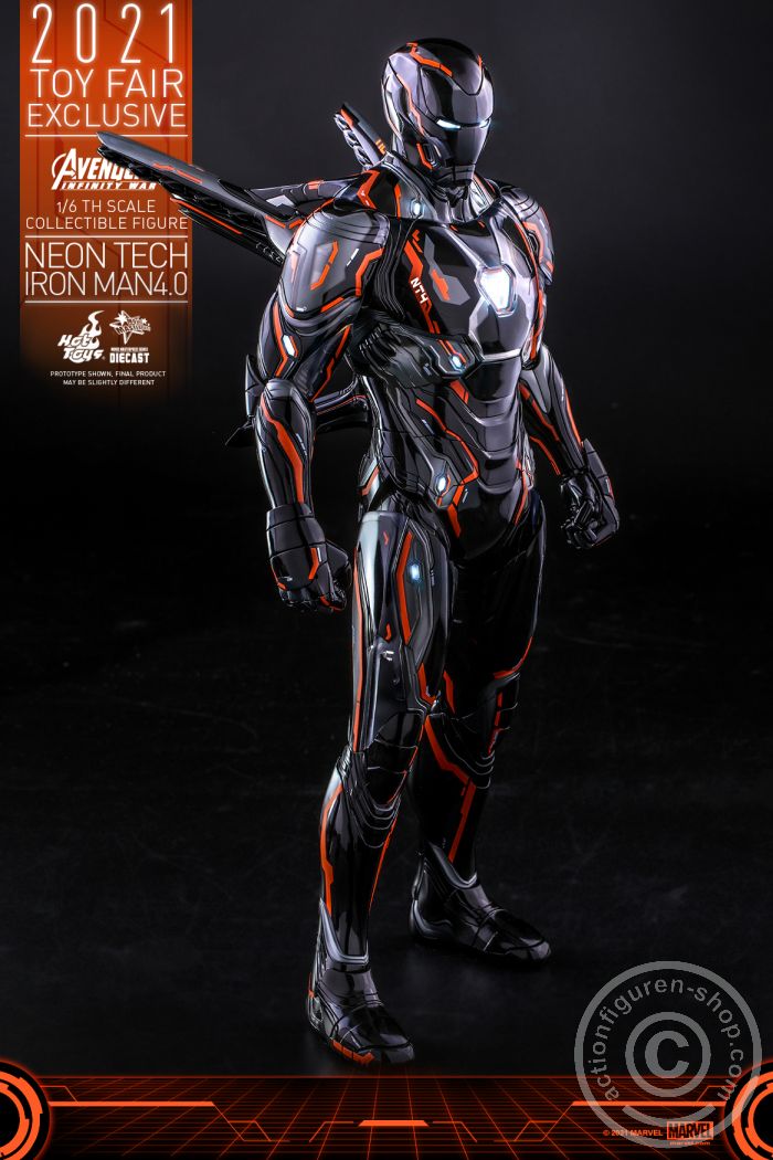 Avengers Infinity War - Neon Tech Iron Man 4.0 - Exclusive