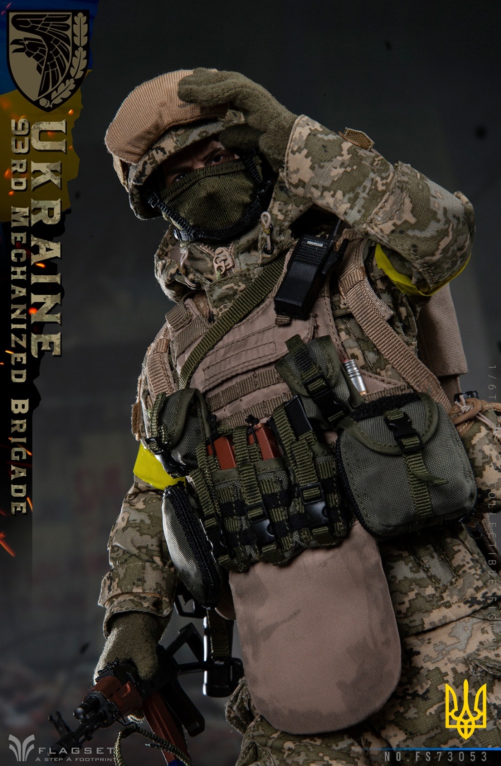 Ukraine Army - 93rd Mechanized Brigade - Anti-Tank Gunner - in 1/6 scale Ukraine Army - 93rd Mechanized Brigade - Anti-Tank Gunner - in 1/6 scale