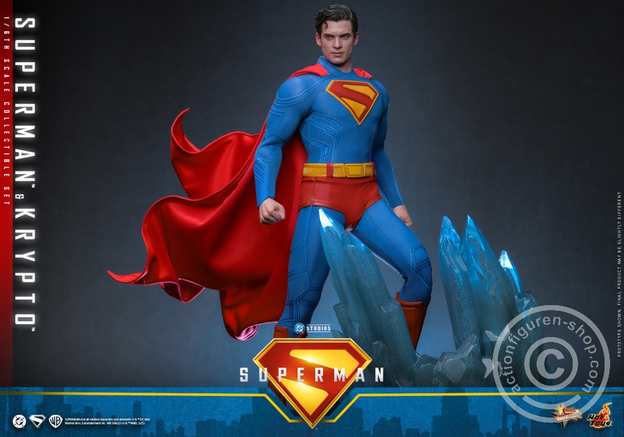 Hot Toys – MMS812 - Superman - 1/6th scale Superman & Krypto Collectible Set Hot Toys – MMS812 - Superman - 1/6th scale Superman & Krypto Collectible Set