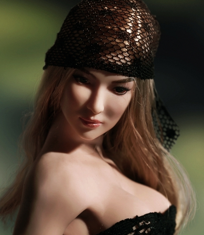 Kopf mit Blonden Haaren