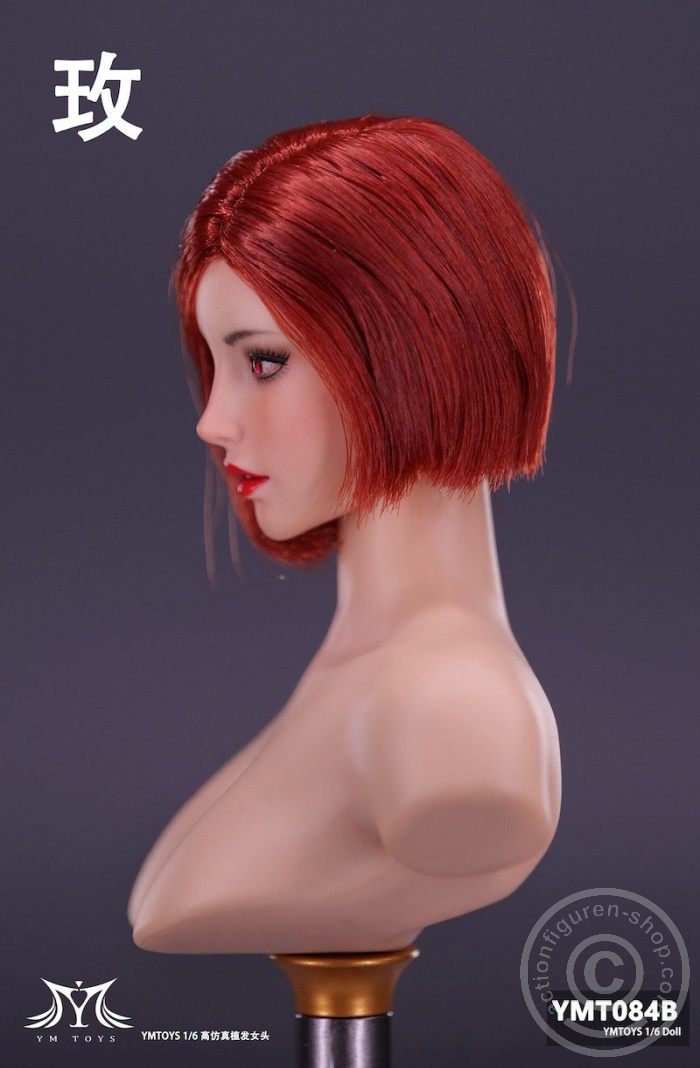 Female Head - Rose - short red Hair