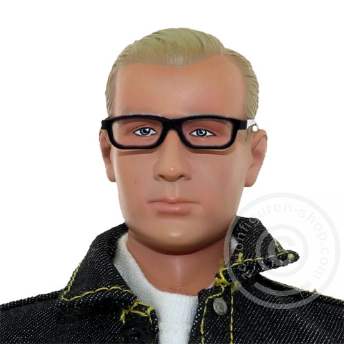 Brille - metall - 1/6 scale