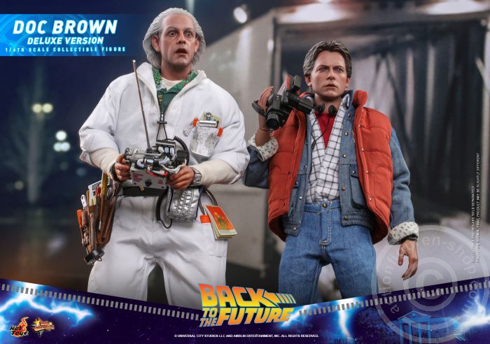 Back to the Future - Doc Brown - (Deluxe Version) - MMS610 Back to the Future - Doc Brown - (Deluxe Version) - MMS610