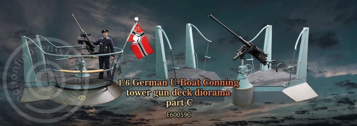 E60059C-09 U-Boat Tower Diorama Set (Version C)