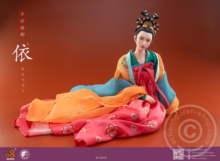 Han Chinese Clothing & Head Set - Tang Dynasty Chang on little Lady YI Han Chinese Clothing & Head Set - Tang Dynasty Chang on little Lady YI