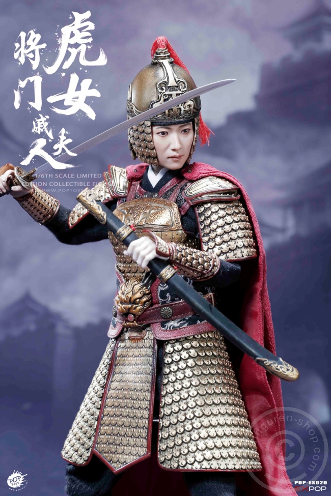 Heroine Mrs. Qi + Pferd + Banner