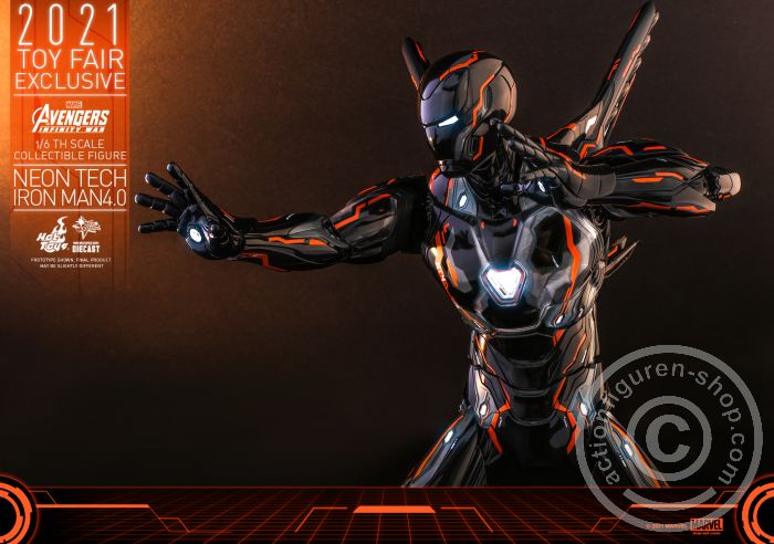 Avengers Infinity War - Neon Tech Iron Man 4.0 - Exclusive
