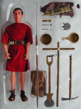 Römischer Legionär mit Feldküche