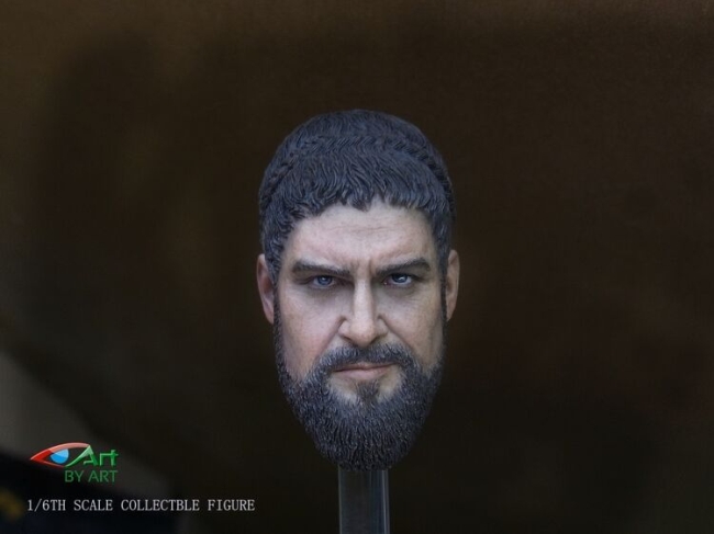 BYArt001-04 Gerard - Warrior - Head & Copper Helmet