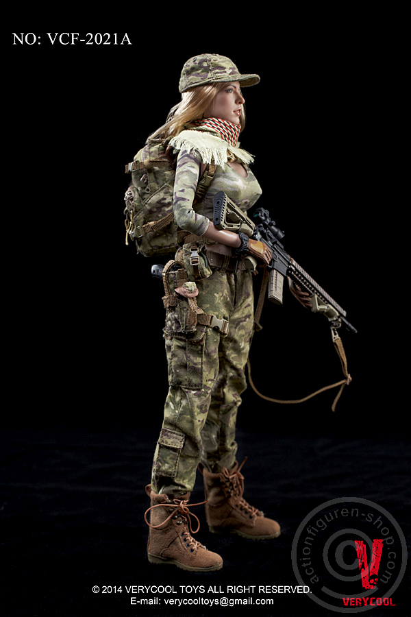 Female Shooter - CP Camouflage